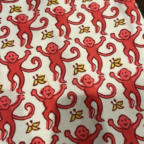 Roller Rabbit Monkey Pajamas in Pink - Petite - Picture 10 of 11